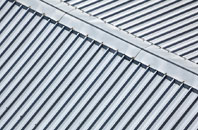 Over Langshaw metal roofing
